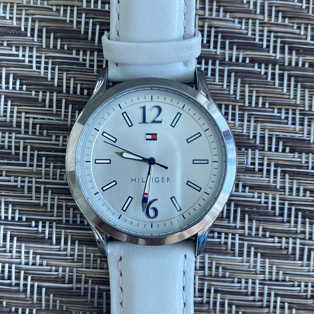 Tommy Hilfiger white watch